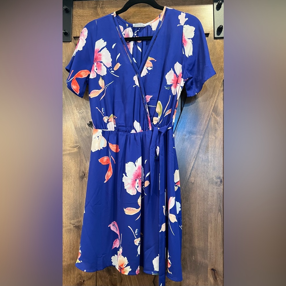 Floral Wrap Dress